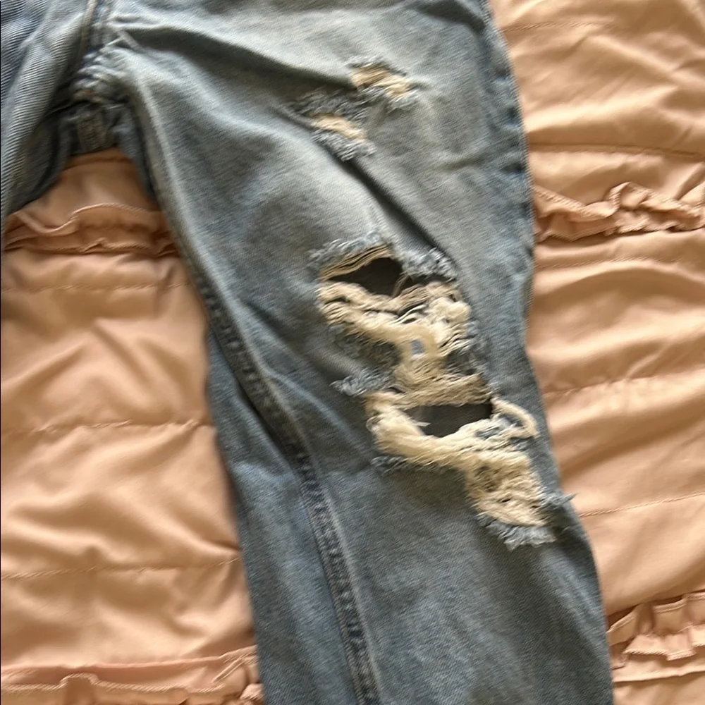 Aeropostale Dark Blue Ripped Jeans - Picture 4 of 12